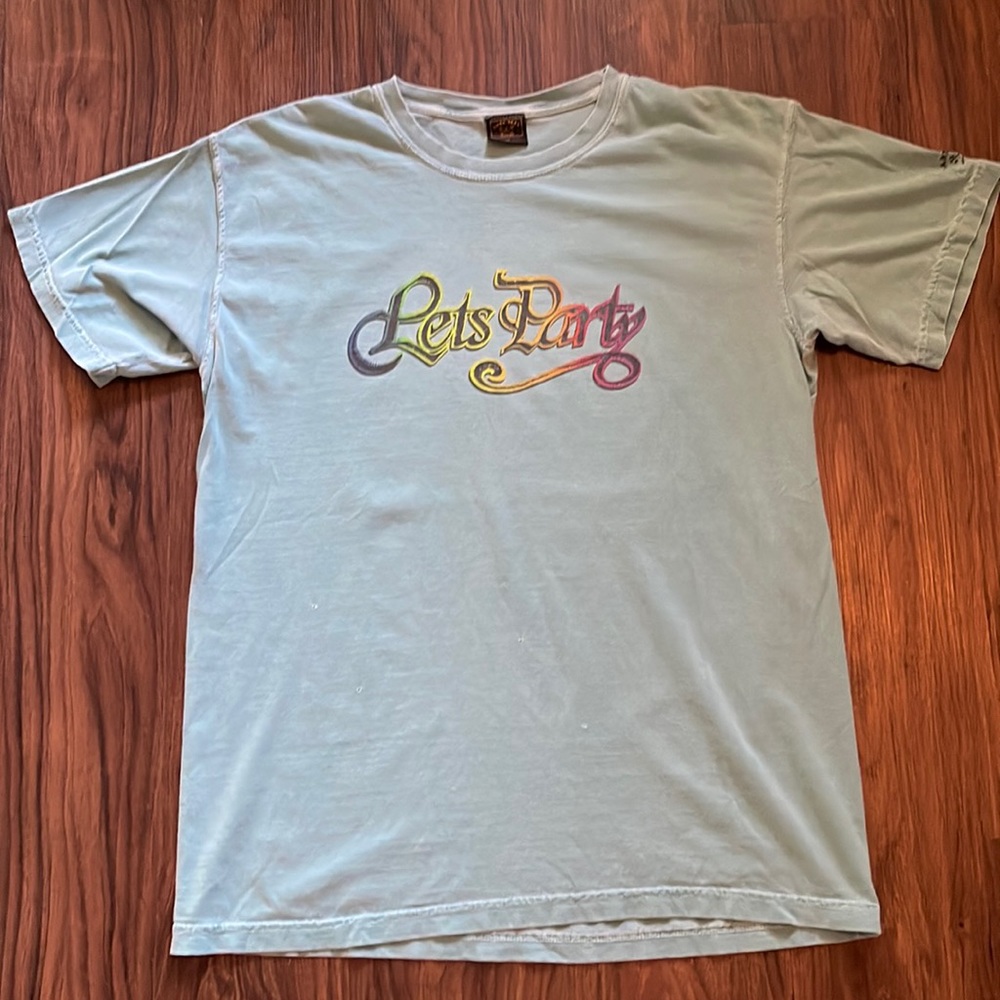 DARK SEAS DIVISION • Lets Party • Tee • T-shirt • Medium • Throwback • Teal •
